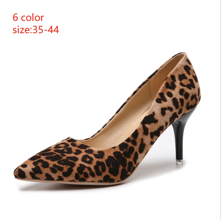 Big Size 35-44 Ladies All Match Women High Heel Dress Shoes JT336