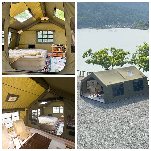 Coody エアテント ファミリア 17.2㎡ 四季対応 野外キャンプテント