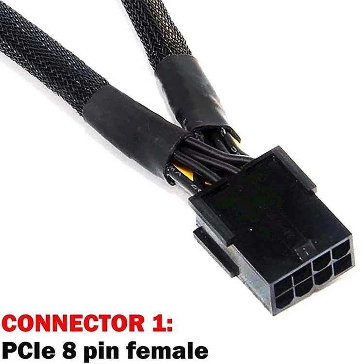 Triple 8pin Pcie Extension Cable 8 Pin To 8 Pin,8pin To 2 X 8pin Pcie
