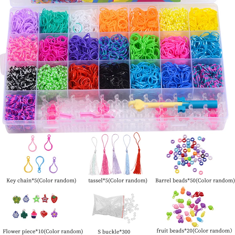 Diy Looms Rubber Bands Kit For Girls Bracelet Making Kits Girls