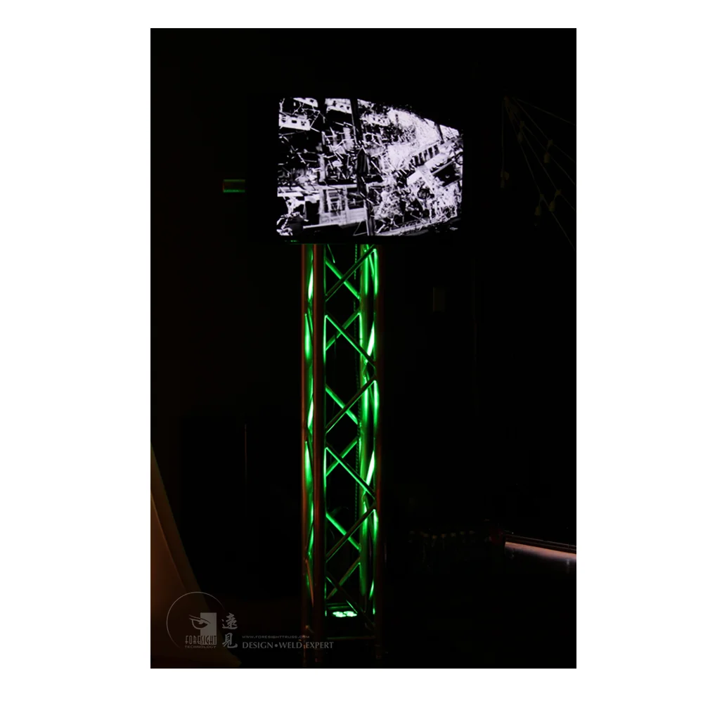 
6,5 футов dj Truss totem stand движущийся свет с черным/белым гримом 