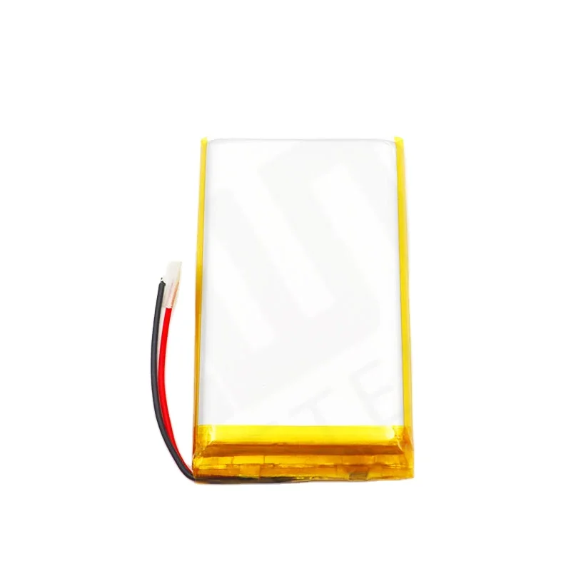 LP804169 2650mah 3.7V lithium polymer battery with pcb connector  