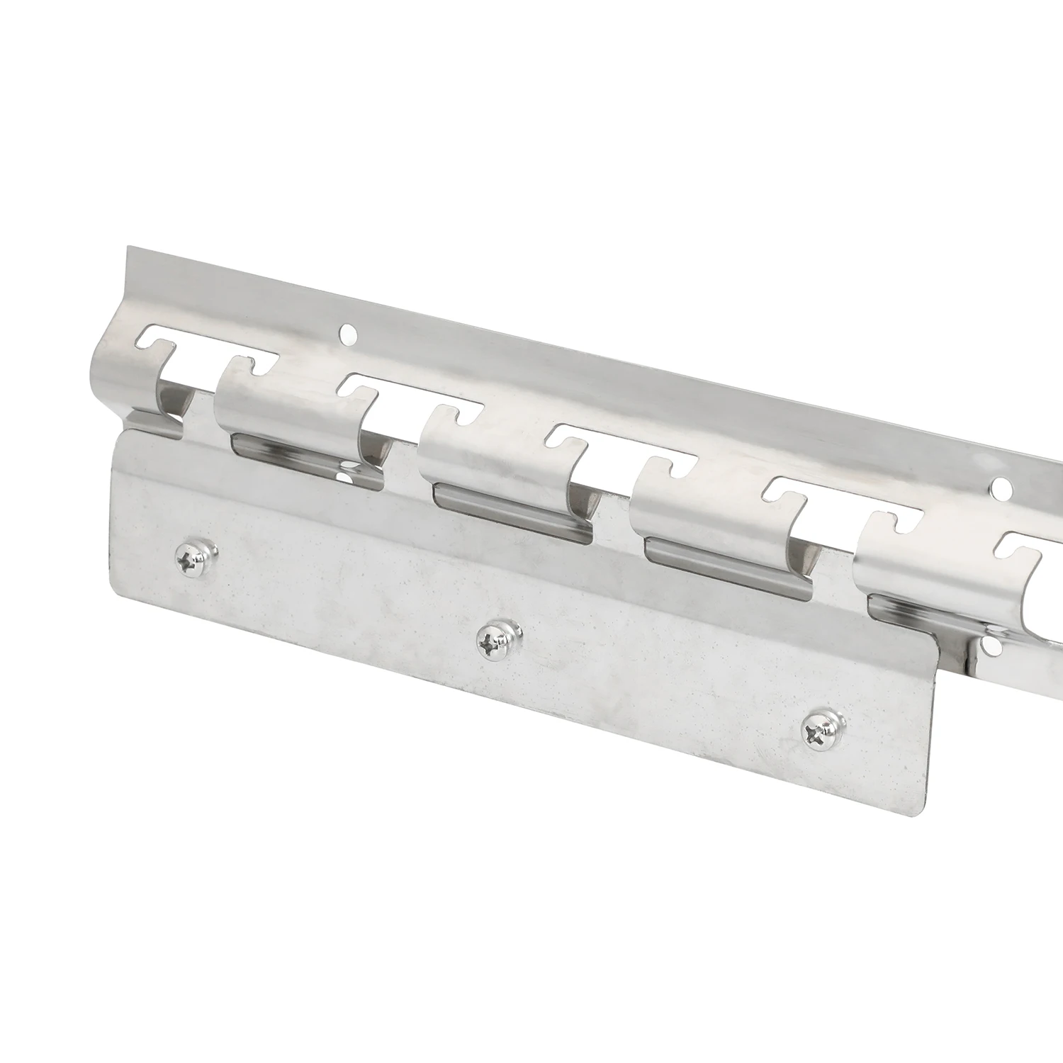 High Quality Anti-rust Reinforced PVC Curtain Kit Hardware Hanger Rail for Strip Curtain Stainless Steel Hanger and Clip