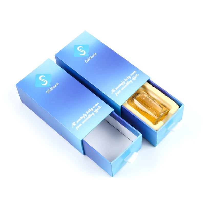 Custom LOGO Universal Cardboard Gift Cosmetics Dropper Bottle Paper Boxes Storage Essential Oil Bottle Packaging Box
