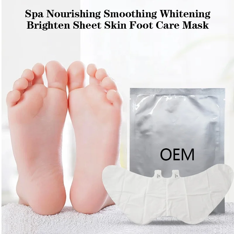 Маска для ног из Гуанчжоу оптовая продажа коллагеновая Отбеливающая увлажняющая маска козьего молока лучшая эффективная