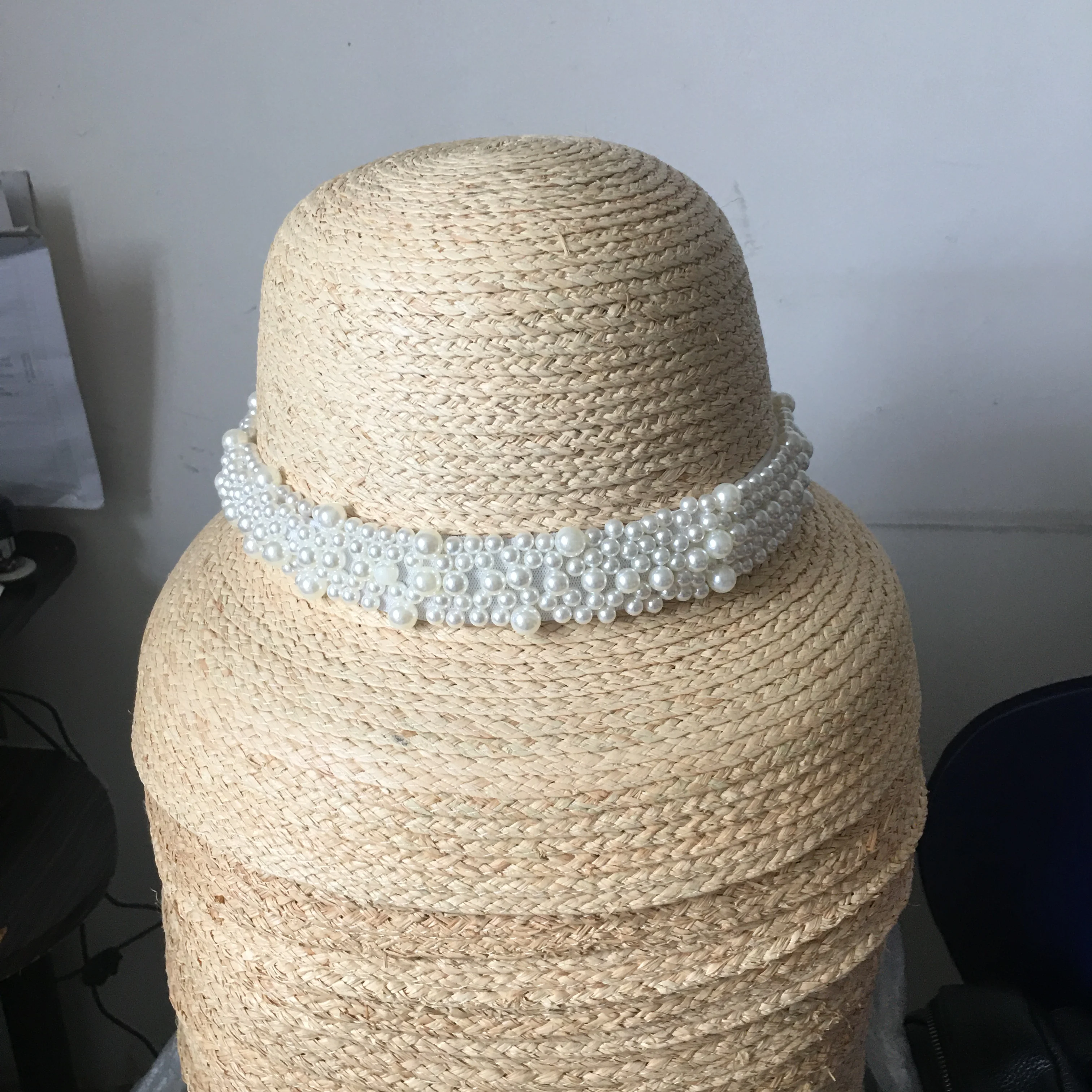White round hat Parisian inspired handcrafted Wool Beret Hat French Cap for Women - Winter Artist Painter  main image 3