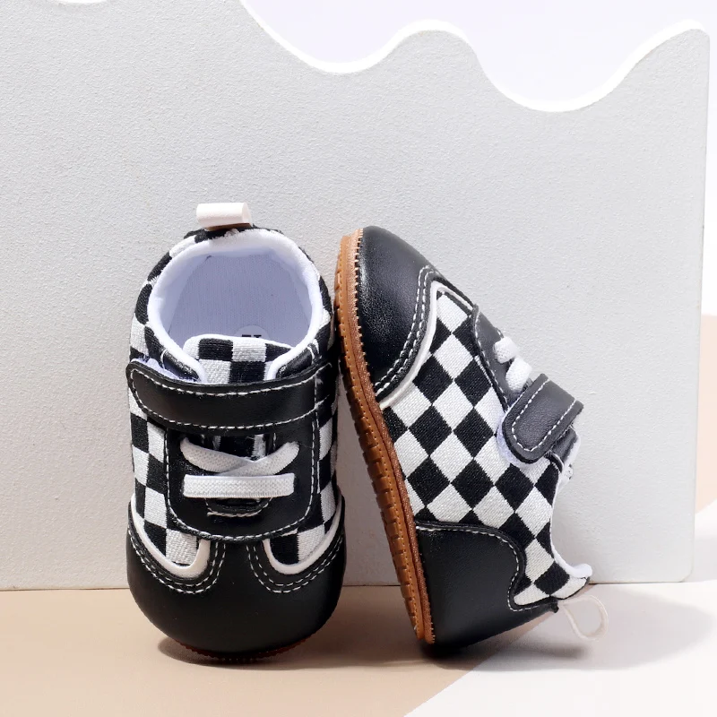 2024 High Quality Anti-slip Hook&loop Soft TPR Outsole Unisex Baby Toddler Sport Shoes Boys and Girls Casual Shoes BXC4142 details