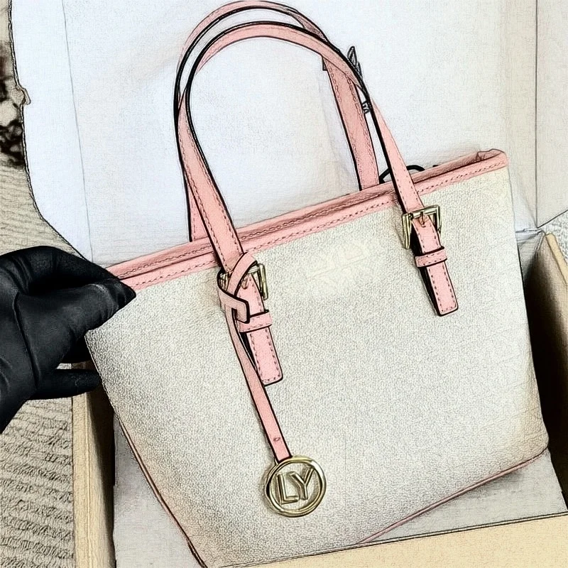 Hot-selling Women’s High-end Light Luxury Urban Minimalism Solid Color Tote Bag Large Capacity Commuting Genuine PU Zipper