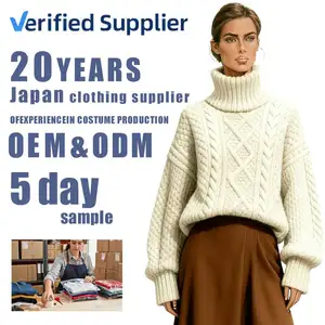 Multiple Fabrics Factory Custom Chinese Style Anti-shrink Sweater-Plus Size Knitwear All Seasons Short Lead Time