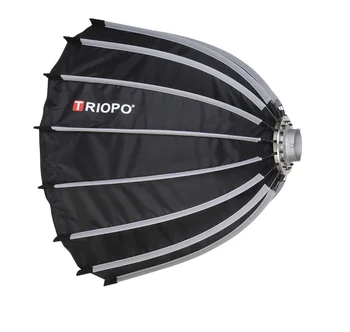 Triopo Kp2-70  Professional Deep Mouth Soft Box Loading Parabolic Photography Softbox  for Bowens Mount Studio Flash