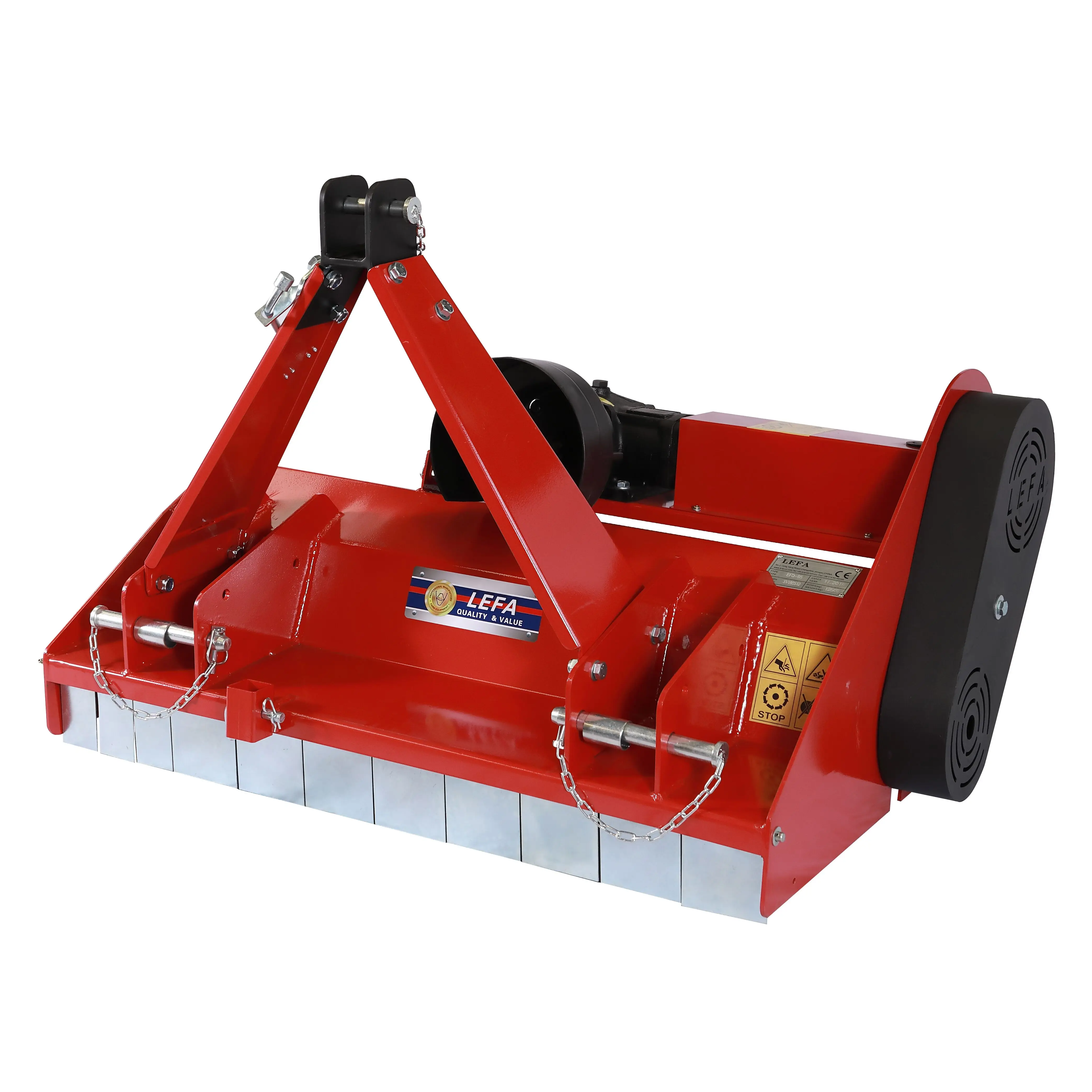 3 Point Flail Mower for 16-35 HP Tractors | PTO Driven Grass Cutter with 85-145cm Cutting Width for Farm and Orchard
