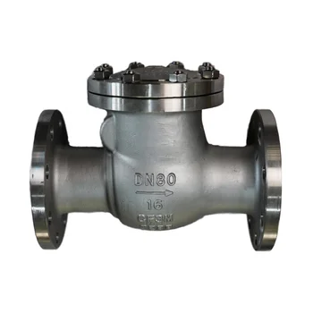 High Quality 11/2-24 Inch Stainless Steel Swing Check Valve Customizable Wholesale Flange