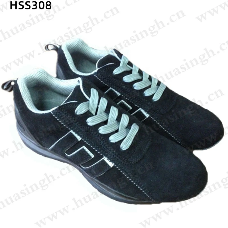 LXG,power Industry Blue Sport Safety Shoes with Fiberglass Toe Shockproof EVA+rubber Outsole Outdoor Hiking Shoes HSS308