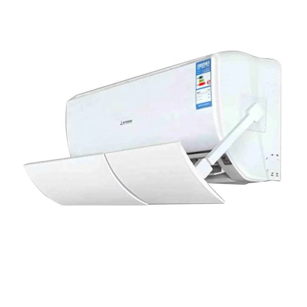 shewt Acondicionador de Aire Ajustable Deflector de Viento Deflector Anti direccionamiento de Aire Acondicionado retráctil Protector para Accesorios para el hogar 