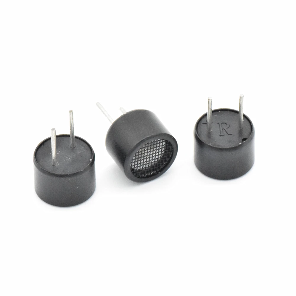 MANORSHI 10mm 40kHz Ultrasonic Sensor Transmitter with Pin Plastic case