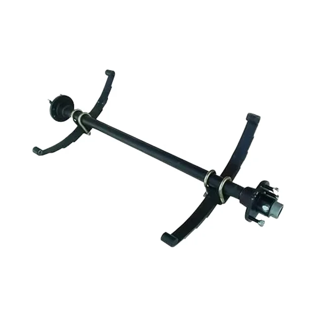 2000# Axle Beam Compatible 5 Lug 56.5" Hub Face with 20.50" Leaf Springs
