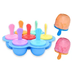 4-Pack BPA-Free Ice Pop Molds With Straws – Reusable Popsicle Maker, Freezer Safe