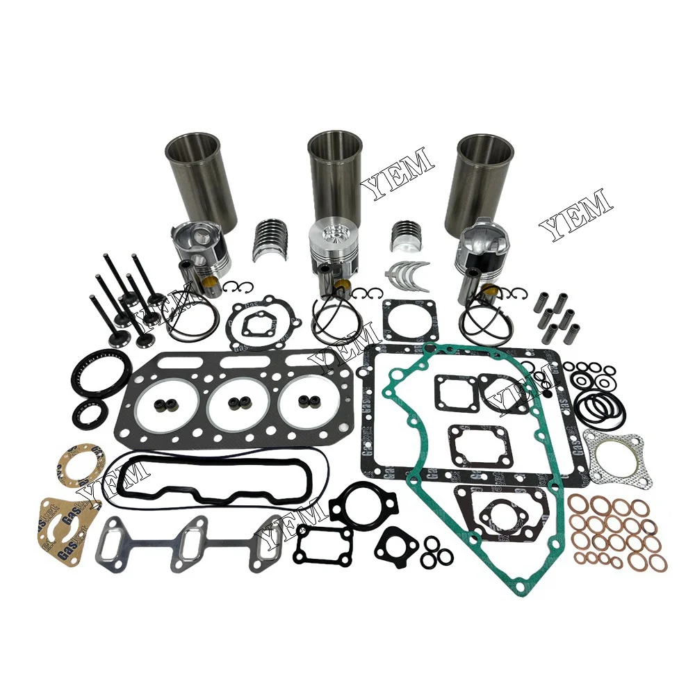 Overhaul Kit With Valves Fit for Yanmar 3T75HA Engine 3