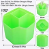 P61:Bright Green-5 Grid Pen Holder