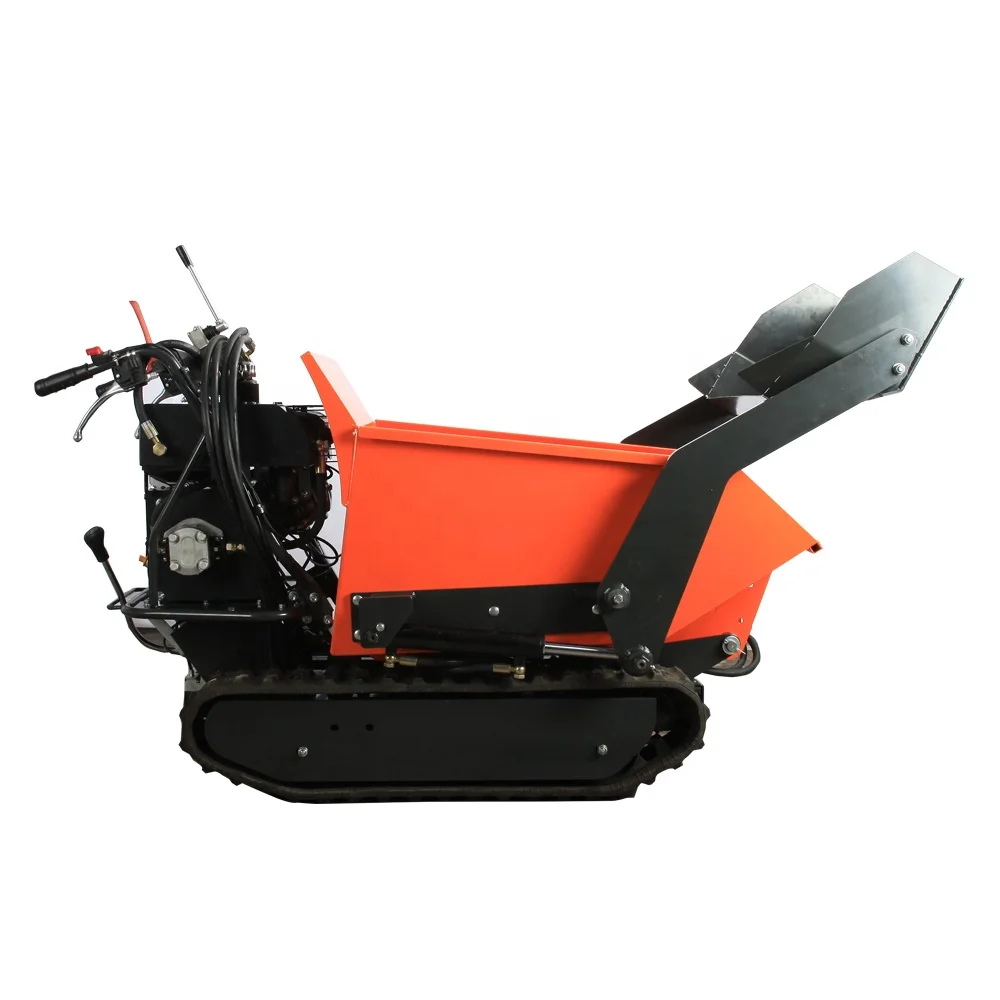 Power Concrete/mud Buggy Hydraulic Tipping Crawler Tracked Mini Dumper