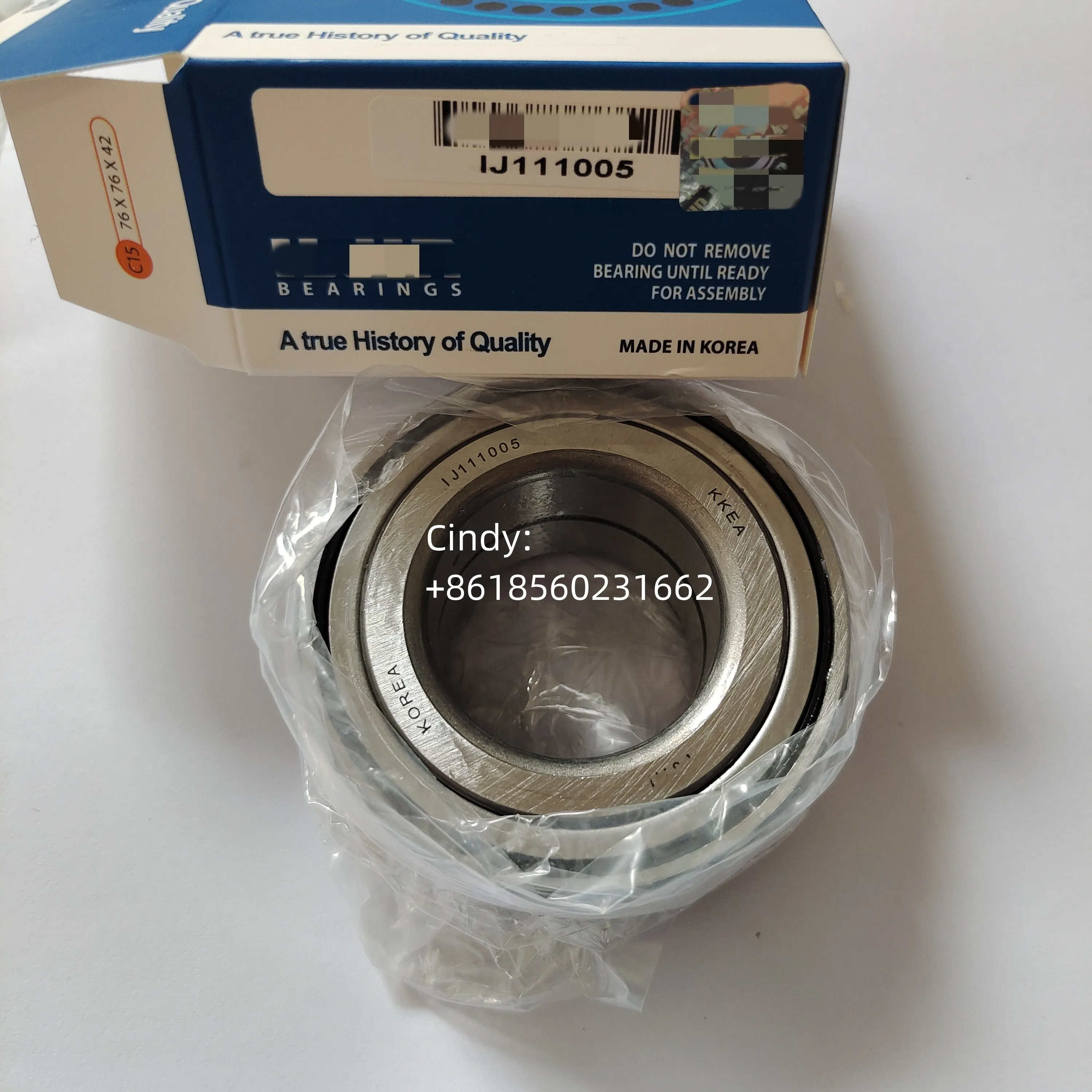 Universal Auto Front Wheel Bearing IJ111005 for Hyundai Elantra