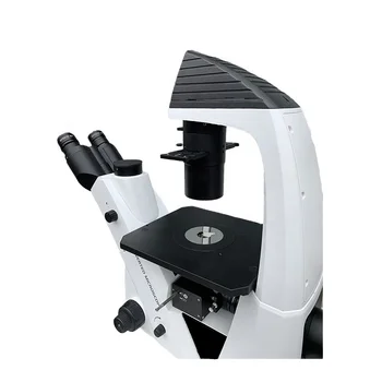 Laboratory BDS400 Trinocular Inverted Biological Microscope with Phase Contrast & Infinity Plan Objectives