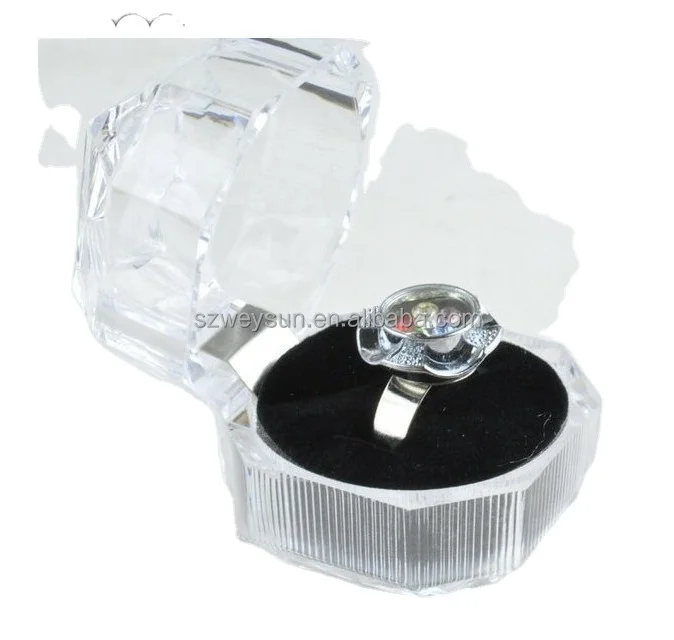 Details about   10x Clear Acrylic Crystal Ring Gift Box Earring Storage Case Organizer Jewelry 
