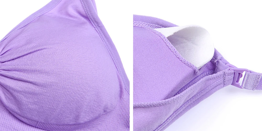 40091 Plus Size Maternity Bras Wirefree Nursing Bra Pregnancy Clothes