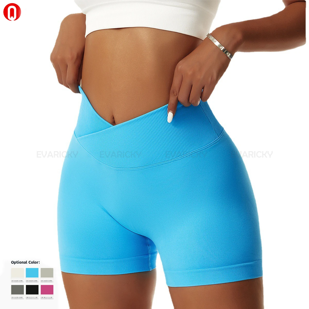 Plus Size Biker Shorts For Women - High Waist Scrunch Butt Compression Yoga Shorts, XL-4XL, 4 Inch Inseam - View #2