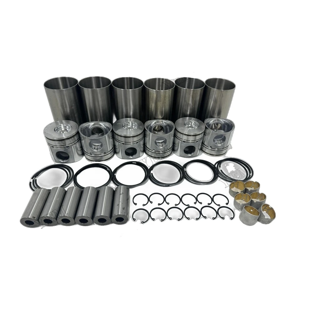 Cylinder Liner Kit Suitable for Komatsu 6D102 Aftermarket Engine Spare Parts
