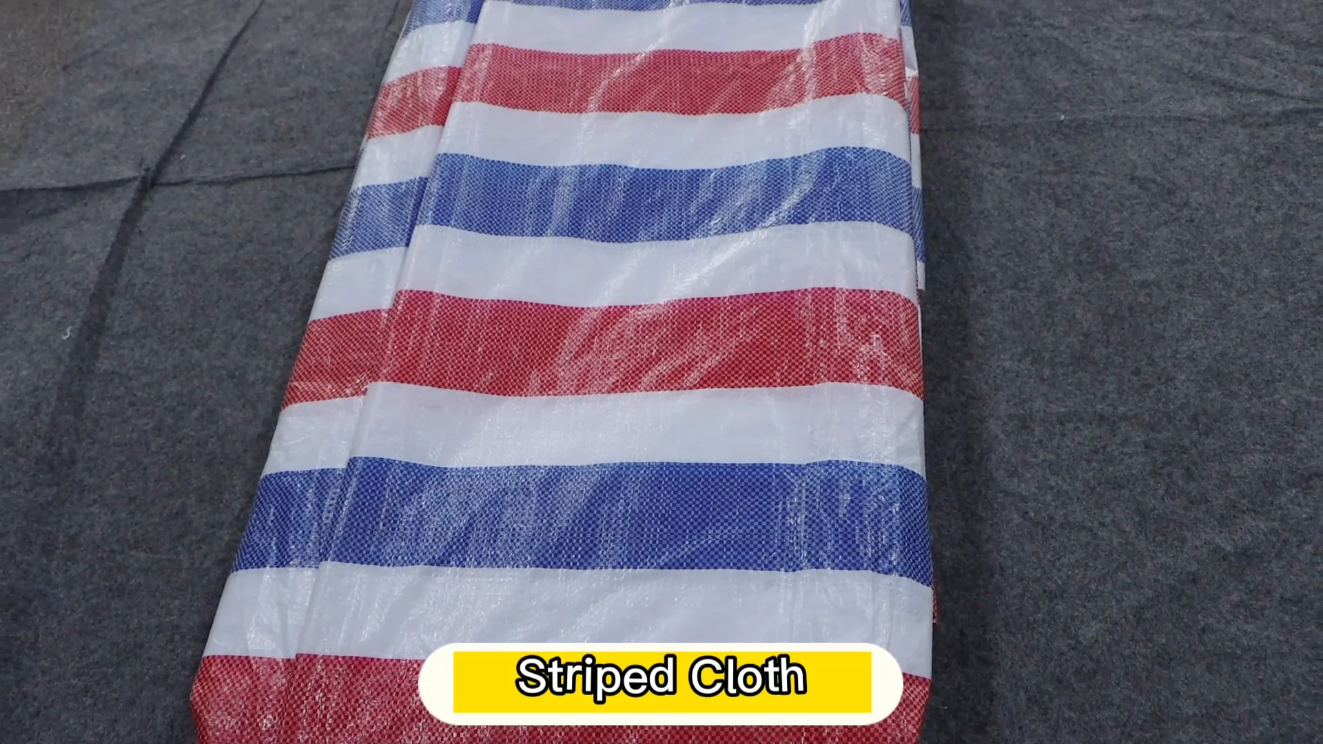 Cheap Wholesale Striped Woven Plastic Cloth Rainproof Cover Tarpaulin