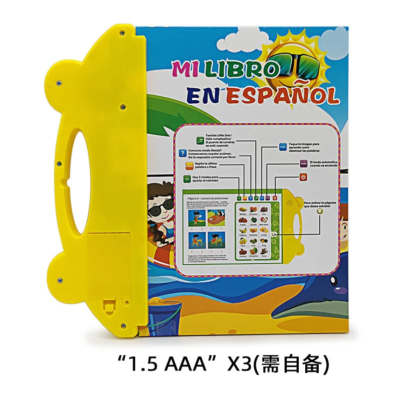 Aidisheng Toys Educational Spanish Talking Audio Books