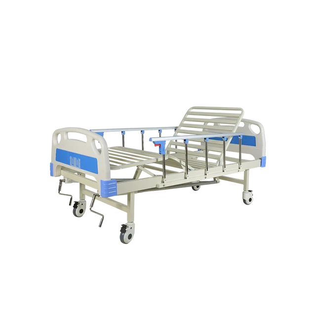 YH-S18 Two cranks hospital bed adjustable patient care use manual medical nursing hospital bed