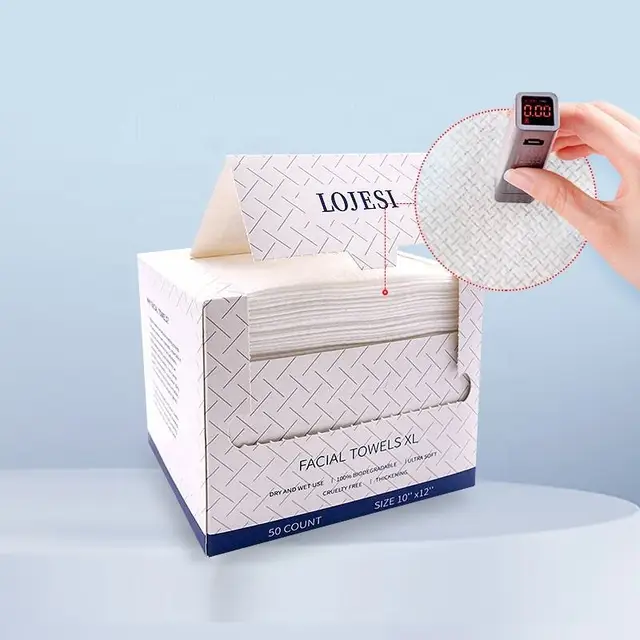 RTS LOJESI Disposable Facial Cleansing Towels Thickened Wipes Box Set Low MOQ