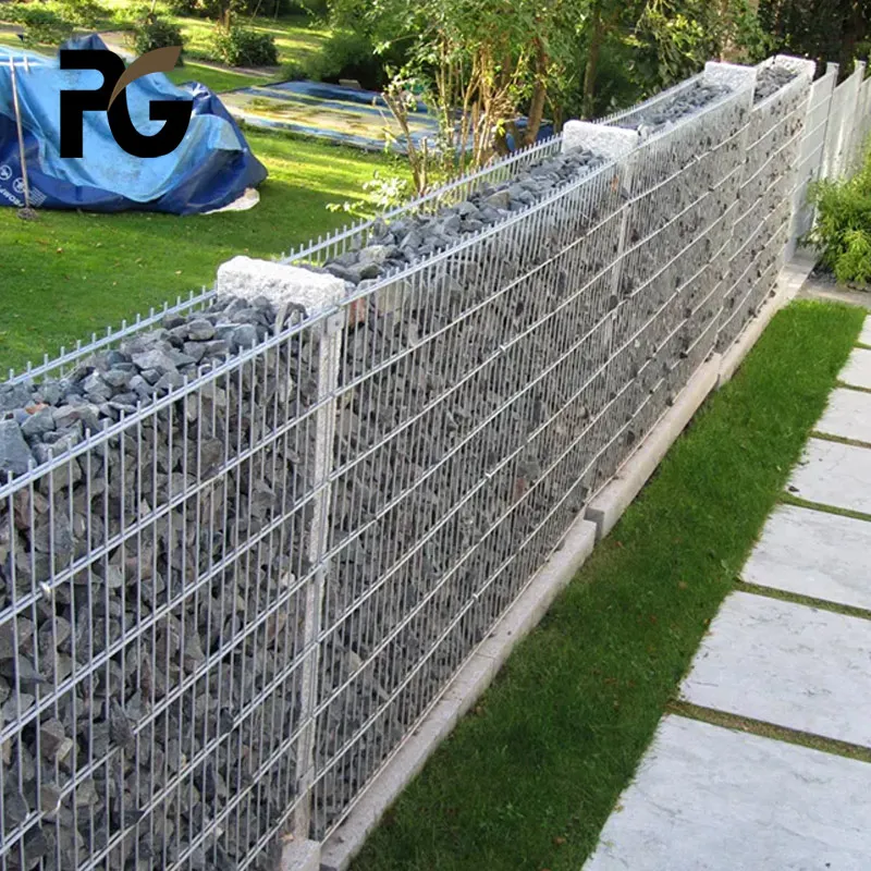 Stone Welded Mesh Gabion Cages  Rock Retaining Wall Gabion for Sale