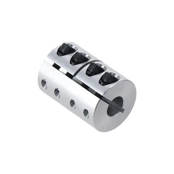 CNC Machined Aluminum Alloy Parts Clamp Coupling For Connector Motor