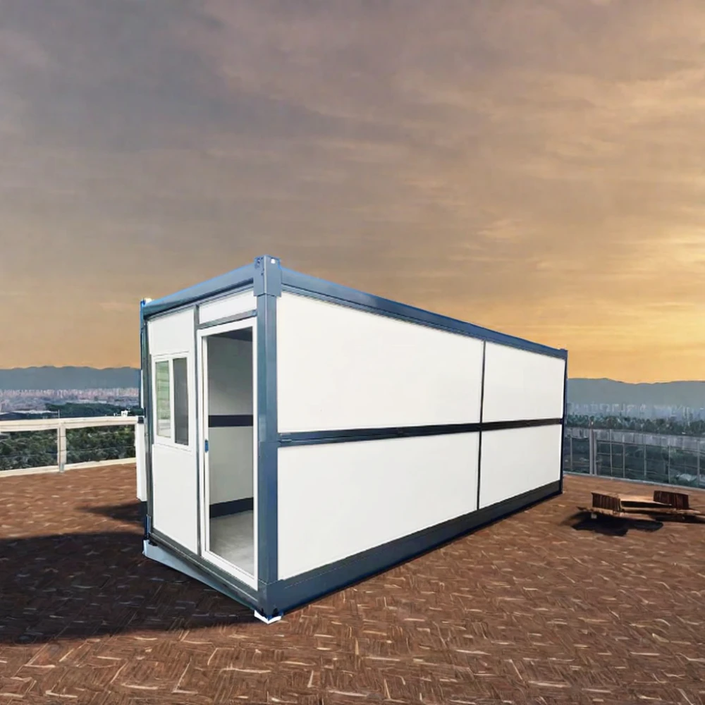 2024 New Design Foldable Container House Easy Installation Home Fold Live Container Office Building Shelter Quake 1 Year