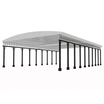 Large scale event canopy suspended automatic sliding shed basketball court foldable mobile retractable electric canopy