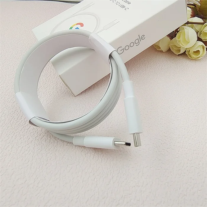 Original for Google Pixel 6 Pro Fast Charging Type c to c Cable Cord 6A PD 30W 1M for Pixel XL 2 3 4 5 6 7 a for Smart Phone