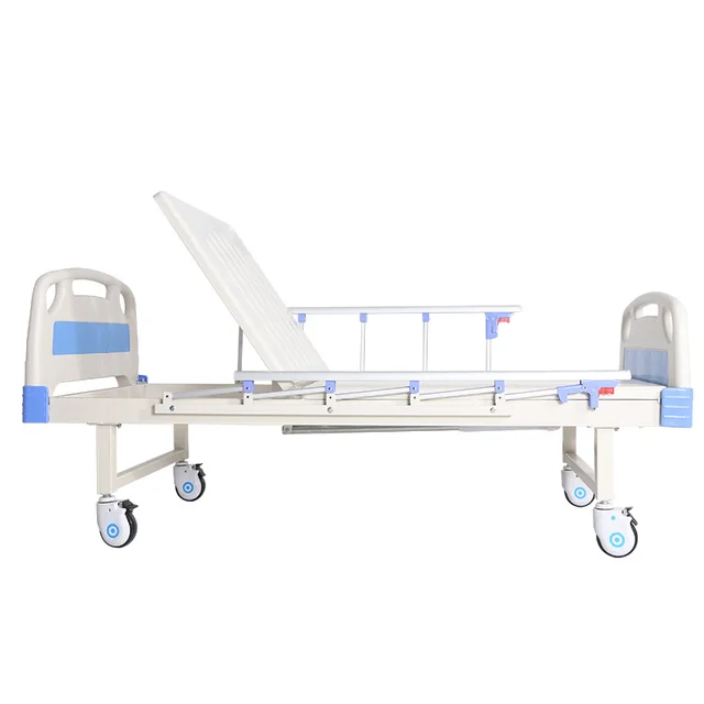 Stainless Steel Medical Manual Hospital Bed 1 Crank Adjustable Design Budget-Friendly Option for Patient Care