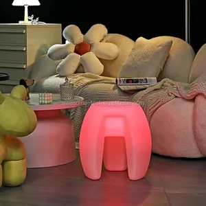 Durable Modern Triangular Bar Seat for Bedroom Hotel Living Room Kitchen Bathroom Outdoor Spaces Strong Plastic Lighting Feature