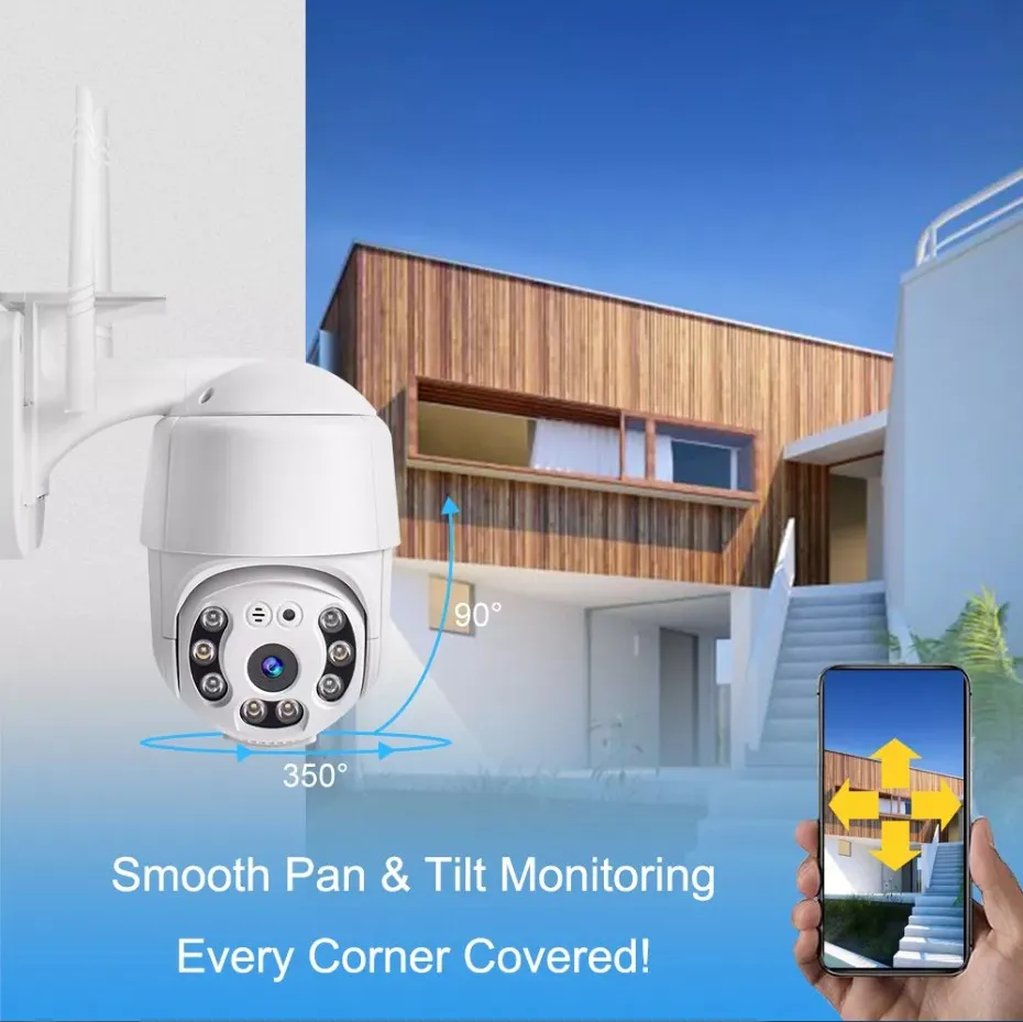 2023 New Trend Smart Cctv Two Way Audio Hd 1080p Night Vision