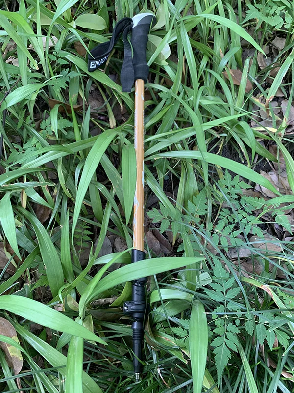 Factory Price 3 Sections Trekking Pole Pole Hiking Cane Walking Sticks