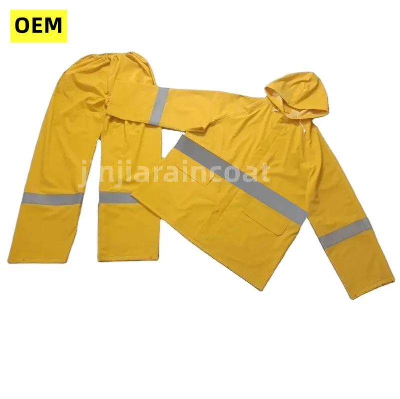 Image [11]-Pvc Raincoat Waterproof Heavy Duty Rain Coat Suit - jinjiaraincoats-jinjiaraincoats