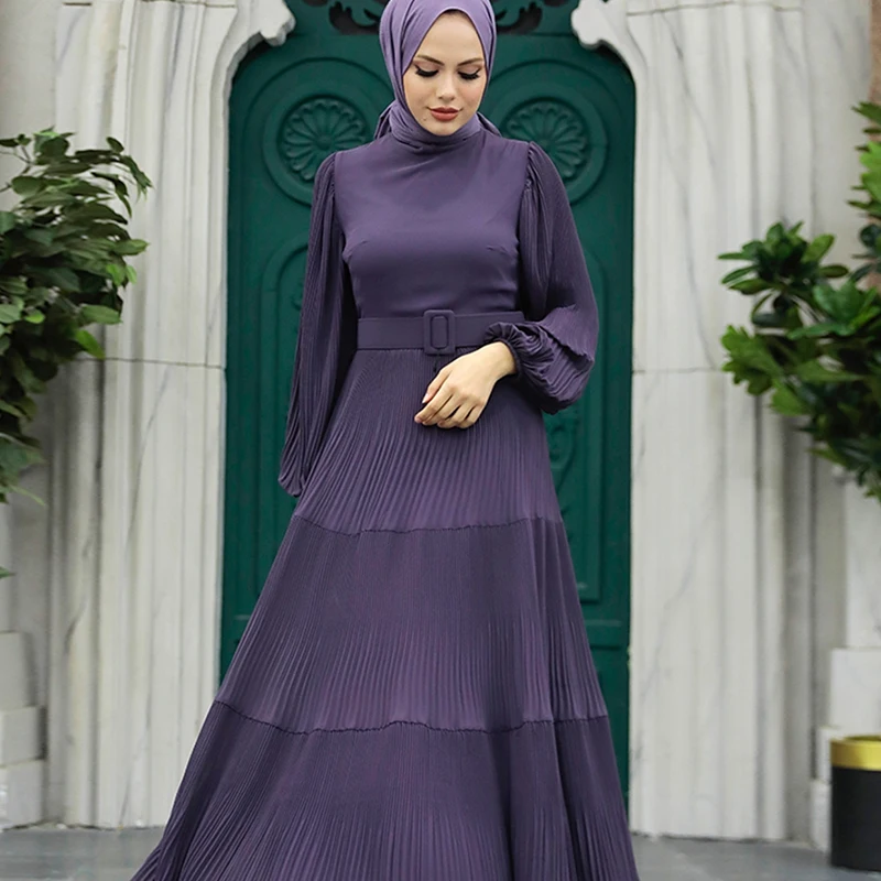 New Style Muslim Dress Korean Dress for Muslim Eid Abaya Dubai Turkey  Muslim Fashion New Dress