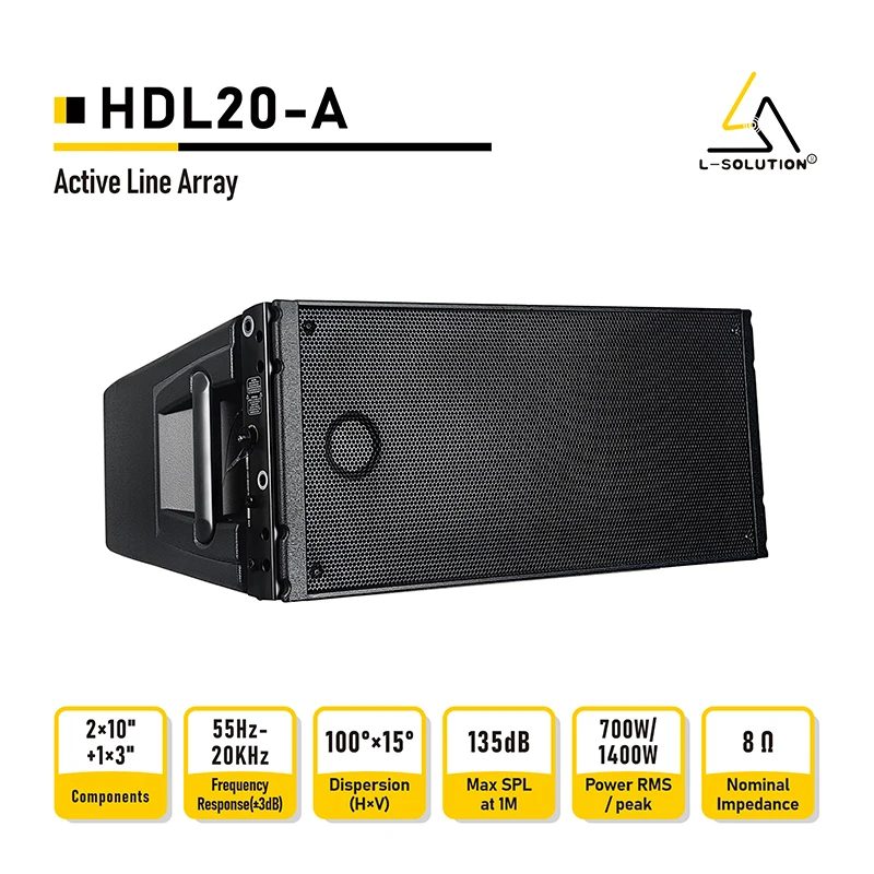 HDL20-a Line Array Hdl30 Professional Altavoces Line Array Speakers Active Dual 10 Inch Speaker System