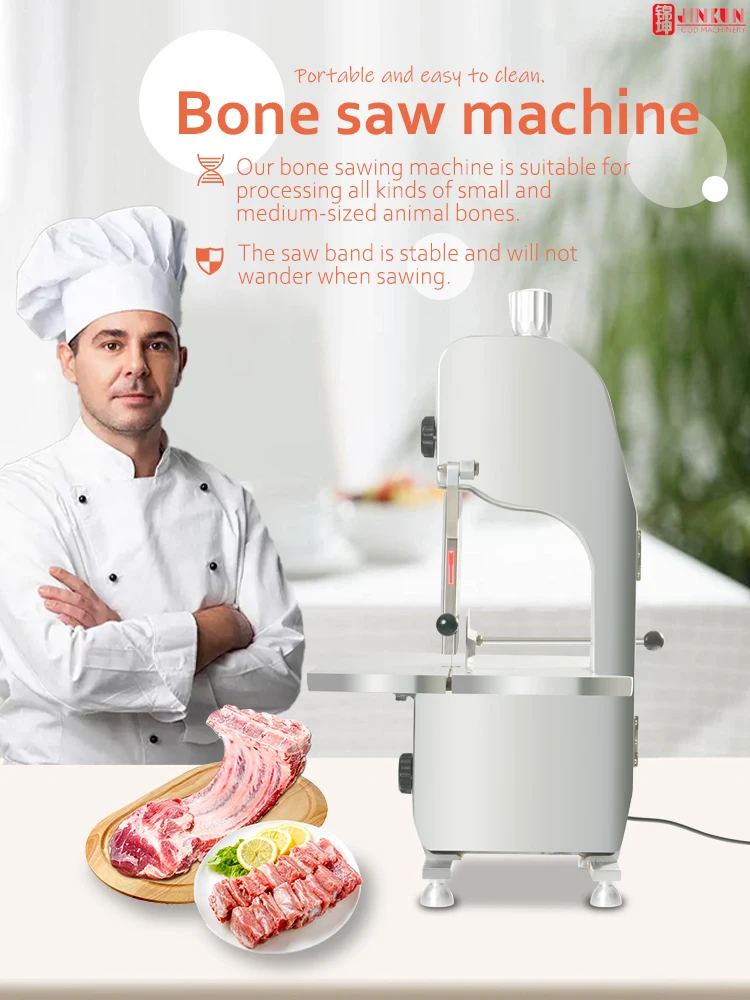 product passive components new hand jkb 1650 best quality stainless steel bone saw machine for frozen meat-3