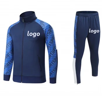 High Quality Winter Soccer Jackets Men Long Sleeve Football Tracksuit