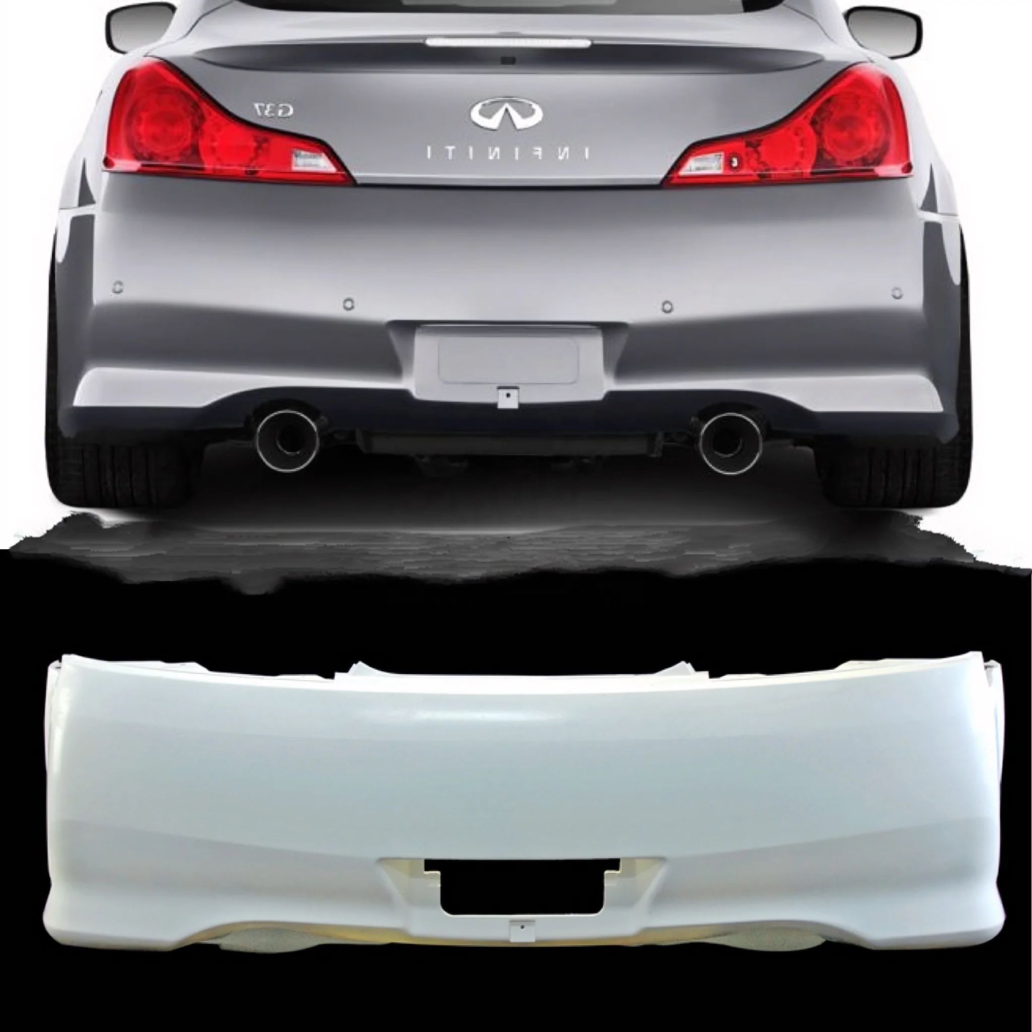 Infiniti G37 Coupe IPL Custom Rear Bumper Body Kit | Wholesale