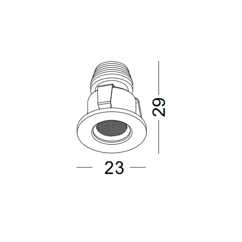 Mini Dot Lamp Small showcase Lamps Recessed Mounted Led Spotlight